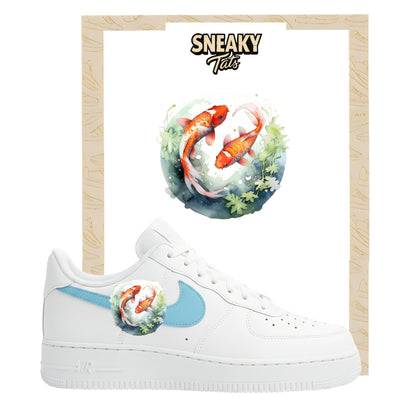 Bügelfolie für Nike Air force 1 und Jordan Koi