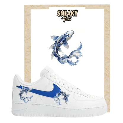 Bügelfolie für Nike Air force 1 und Jordan Koi