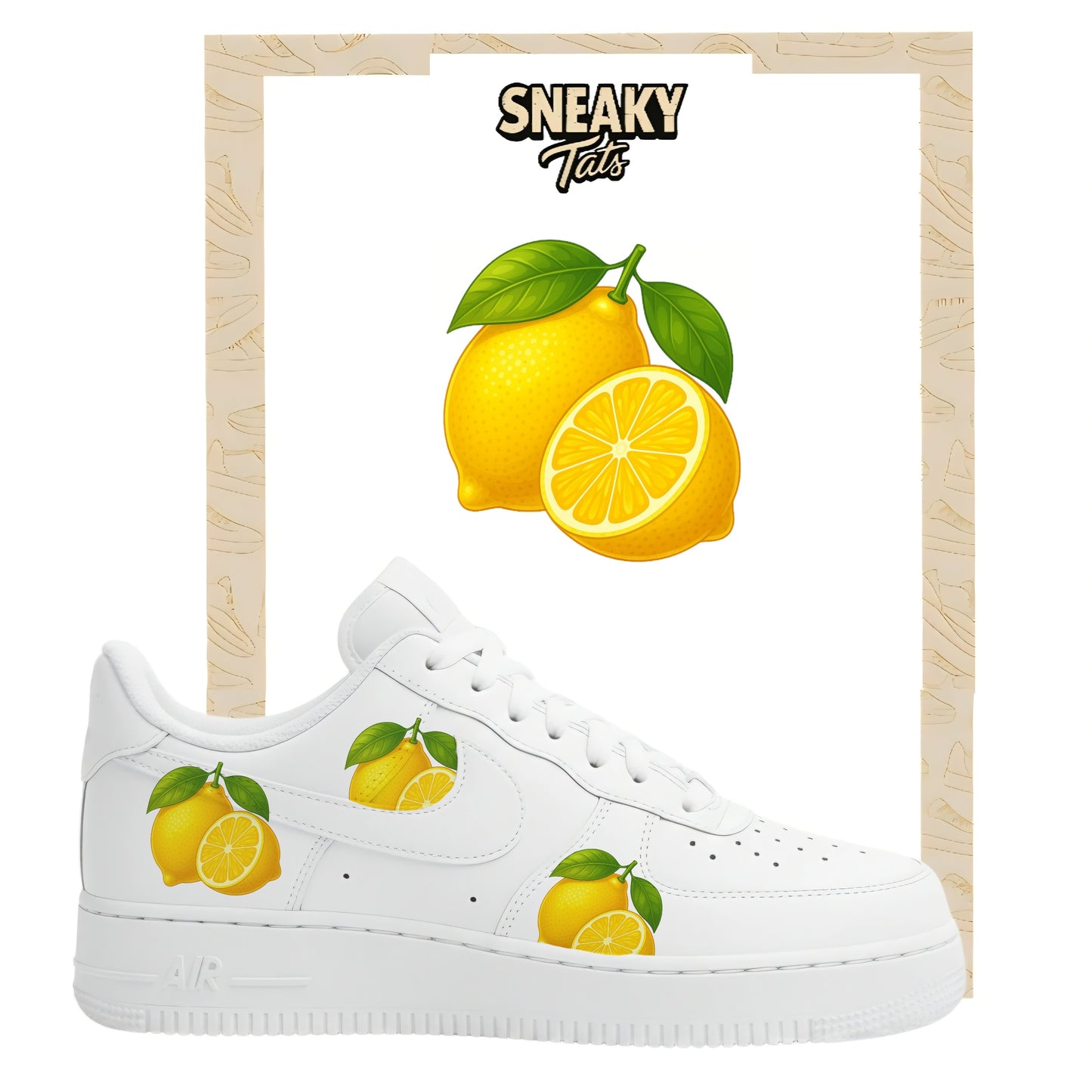 Sneakerfolien für Nike Air force 1 und Jordan Lemon