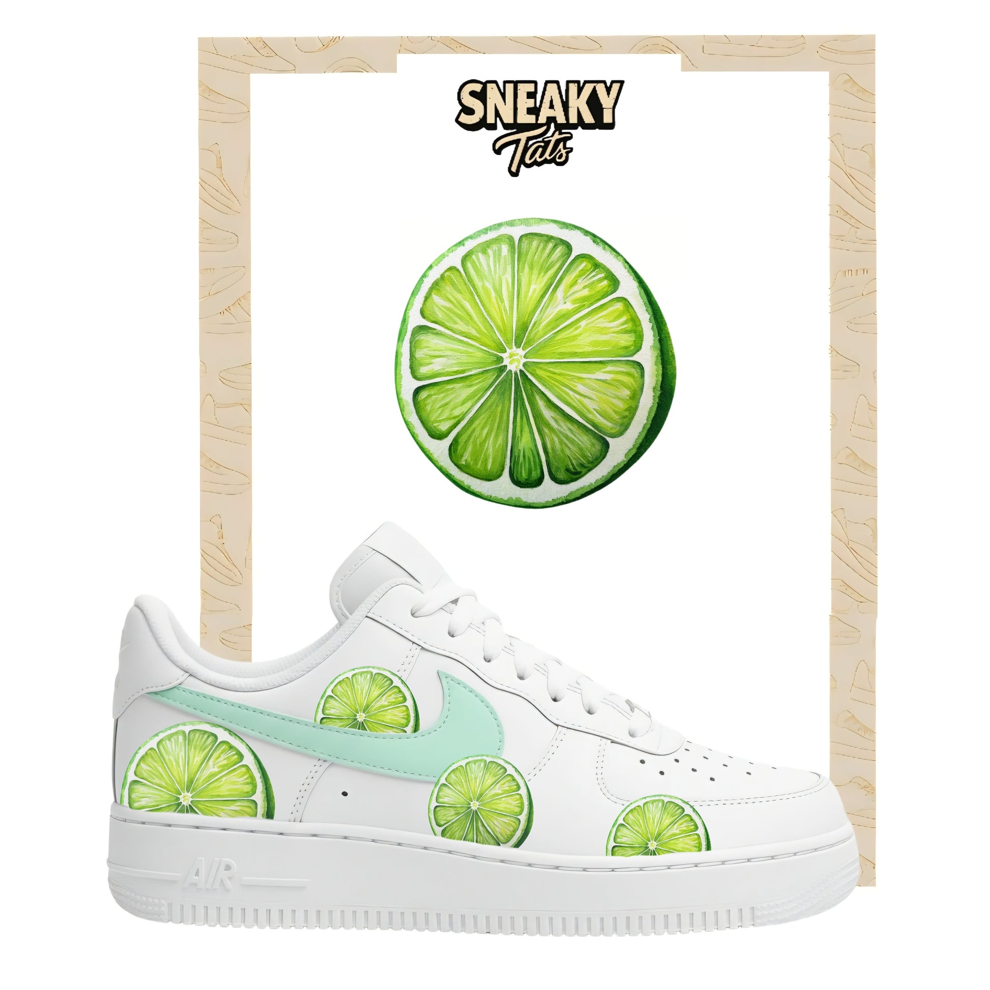 Sneakerfolien für Nike Air force 1 und Jordan Lime