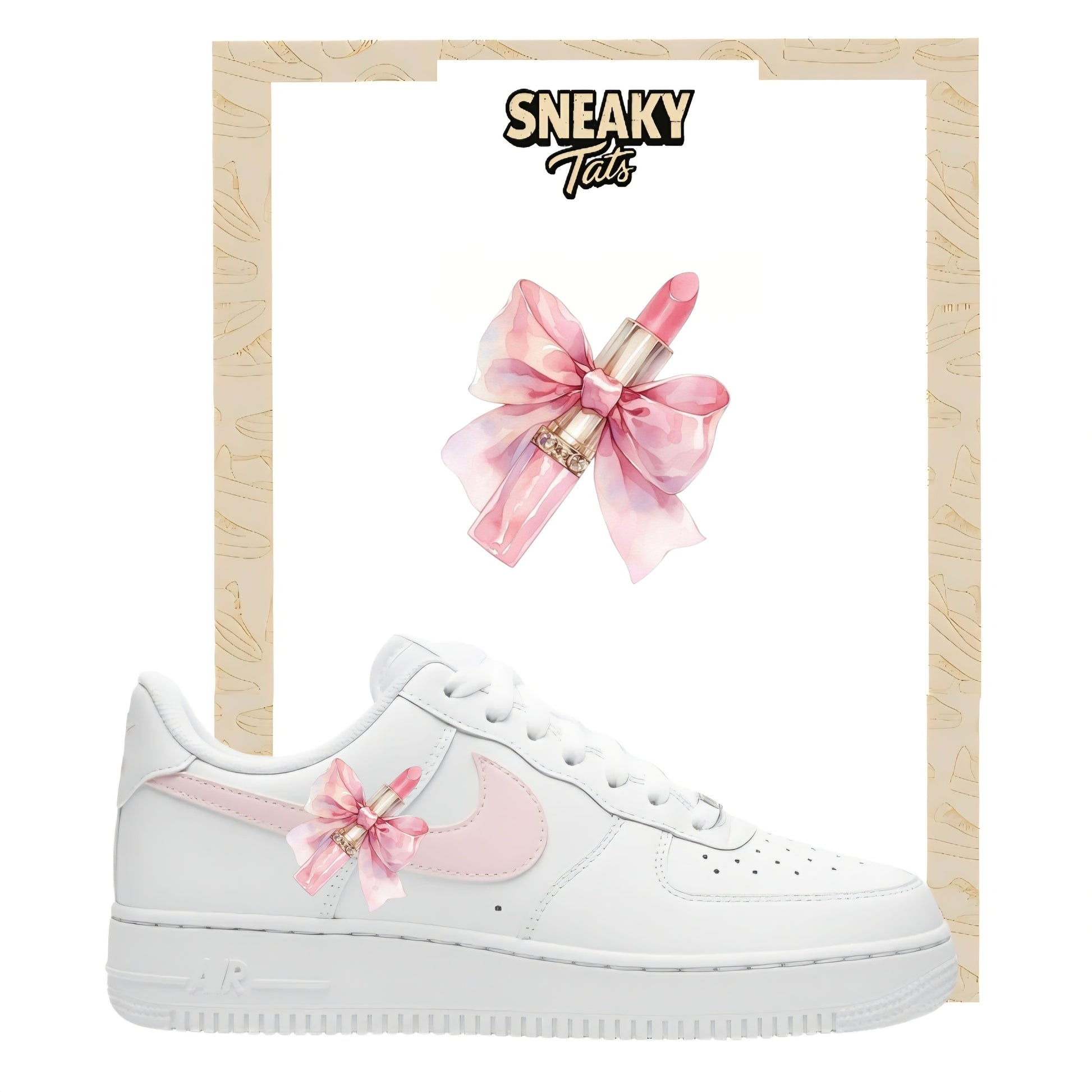 Bügelfolien für Nike Air force 1 und Jordan Lippenstift