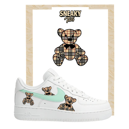 Bügelfolien für Nike Air force 1 und Jordan Luxus Teddy