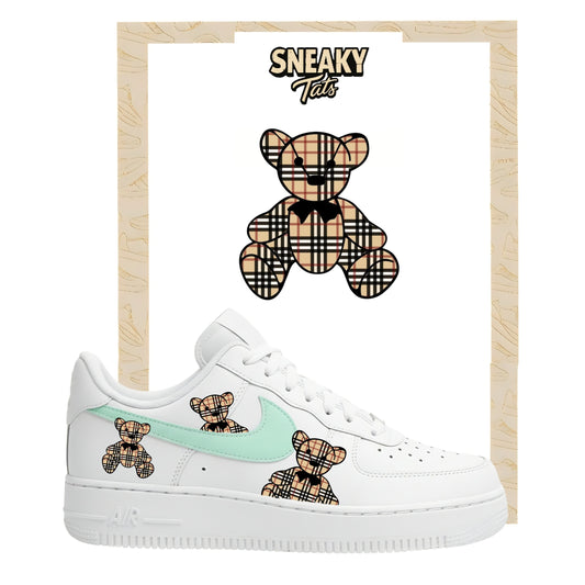 Bügelfolien für Nike Air force 1 und Jordan Luxus Teddy