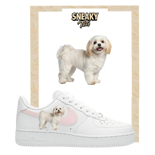 Bügelfolie für Nike Air force 1 und Jordan Malteser