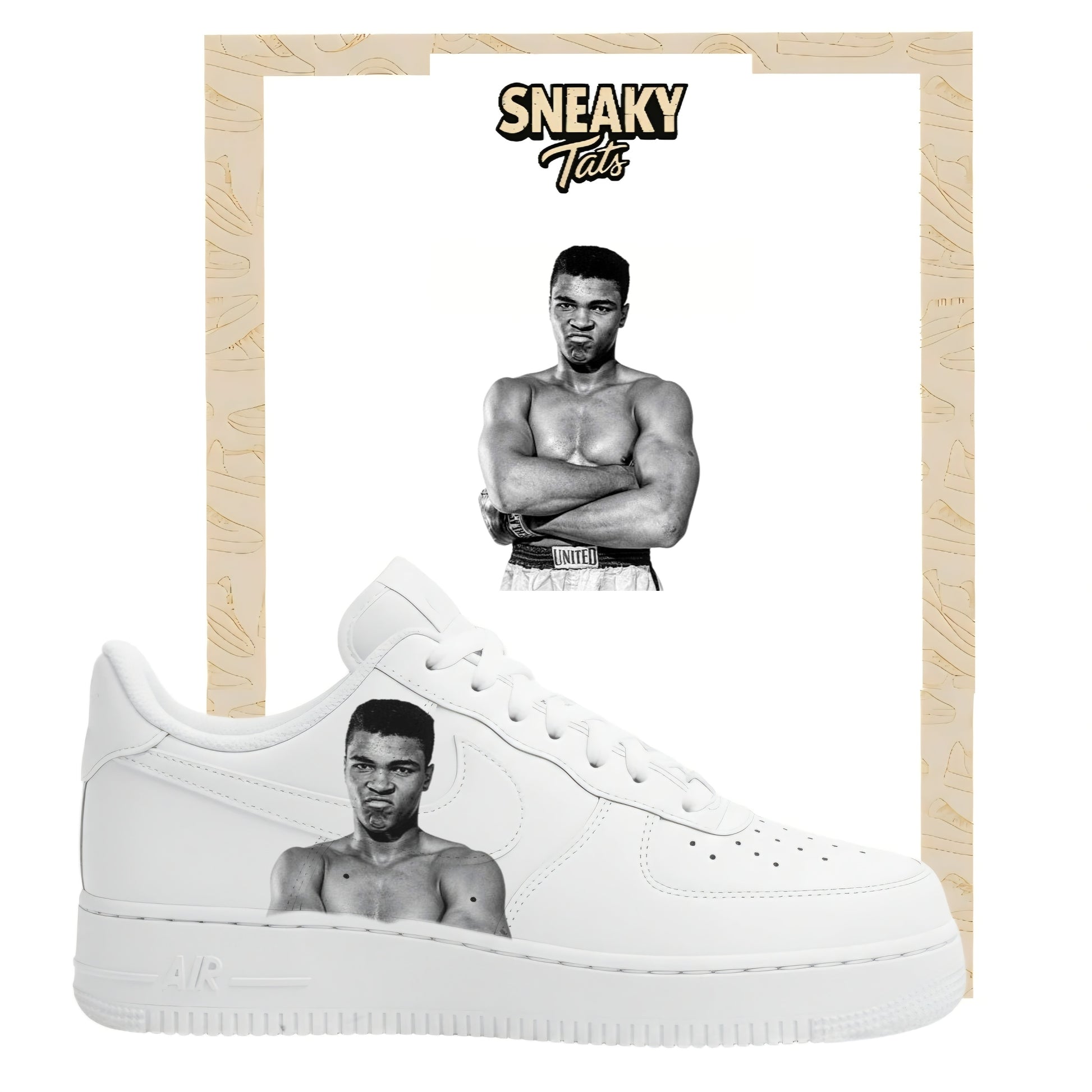Sneakerfolien für Nike Air force 1 und Jordan Muhammad Ali