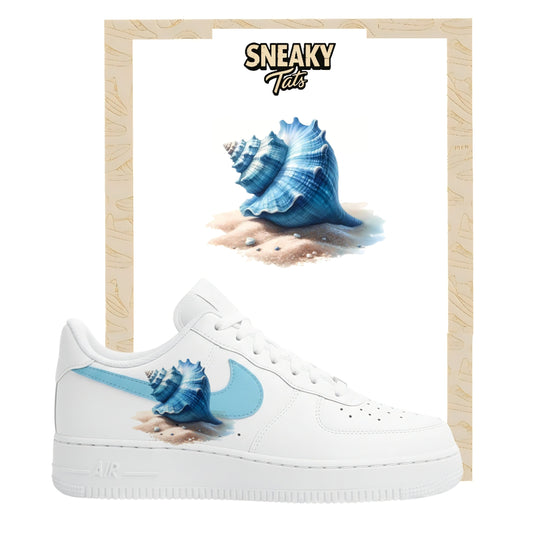 Bügelfolien für Nike Air force 1 und Jordan Muschel