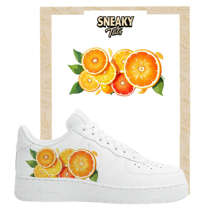 Sneakerfolien für Nike Air force 1 und Jordan Orange