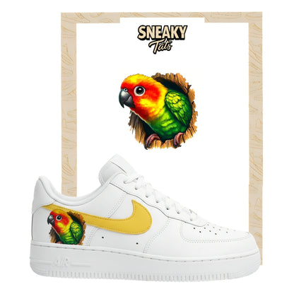 Bügelfolie für Nike Air force 1 und Jordan Papagei