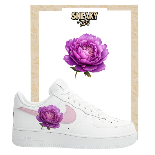 Sneakerfolien für Custom Sneaker Nike Air force 1 und Jordan  Pfingstrosa