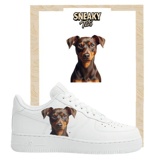 Bügelfolie für Nike Air force 1 und Jordan Pinscher