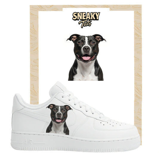 Bügelfolie für Nike Air force 1 und Jordan Pitbull