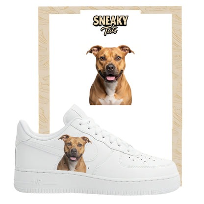 Bügelfolie für Nike Air force 1 und Jordan Pitbull