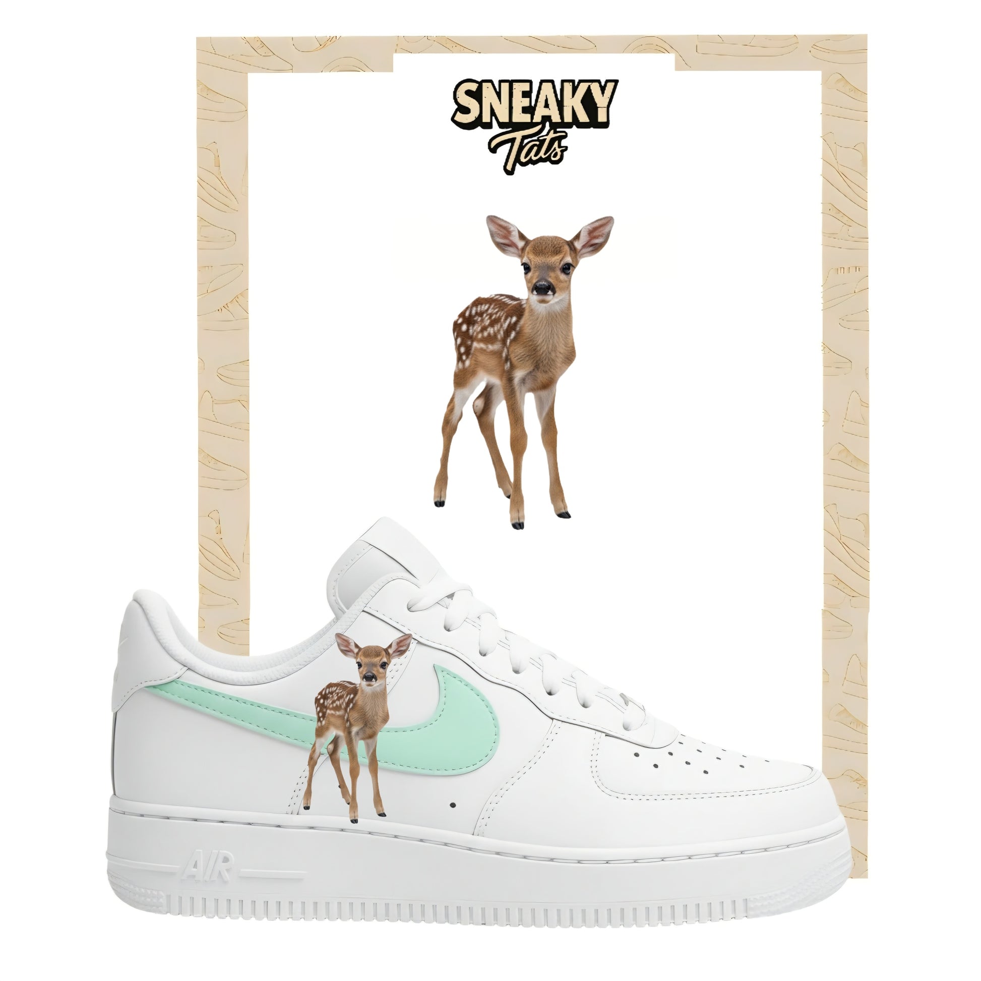 Bügelfolie für Nike Air force 1 und Jordan Reh