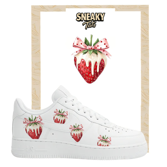 Sneakerfolien für Nike Air force 1 und Jordan Rosa Erdbeere