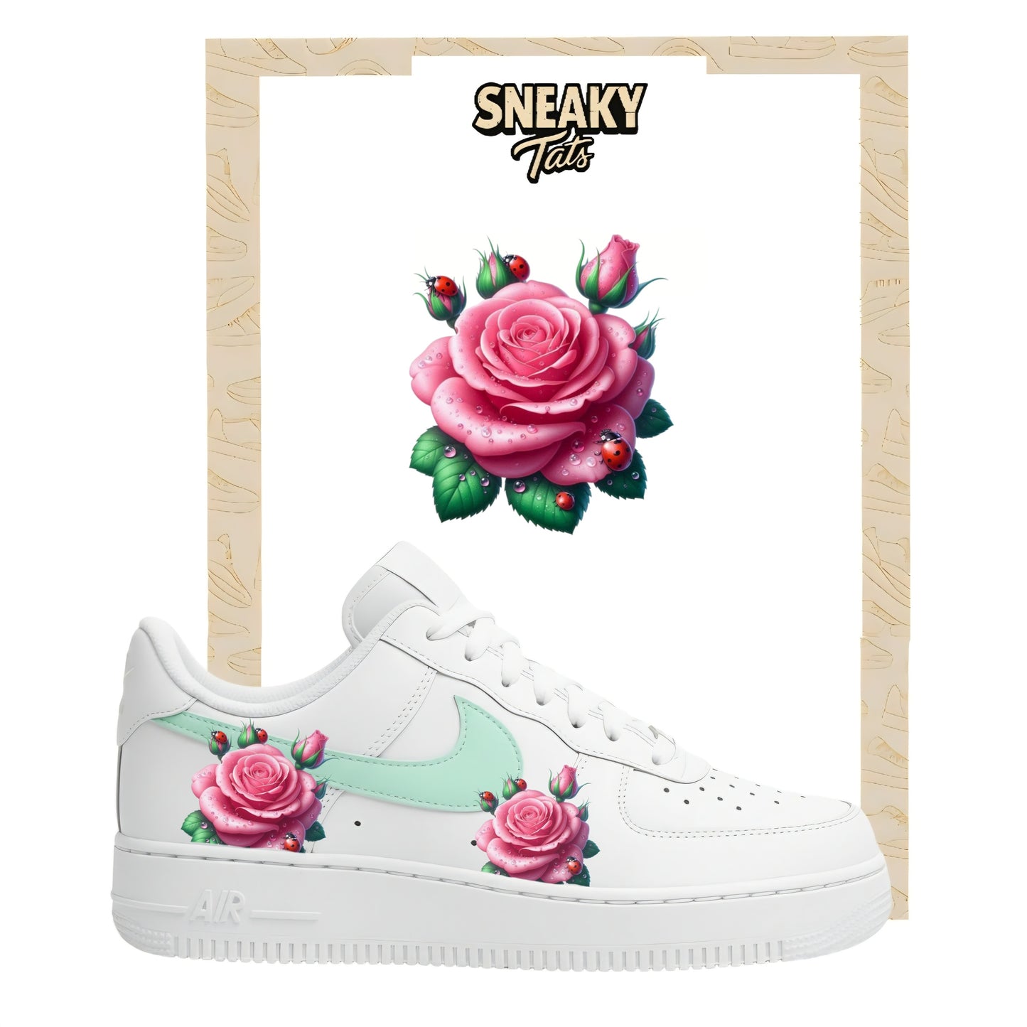 Sneakerfolien für Custom Sneaker Nike Air force 1 und Jordan Rose