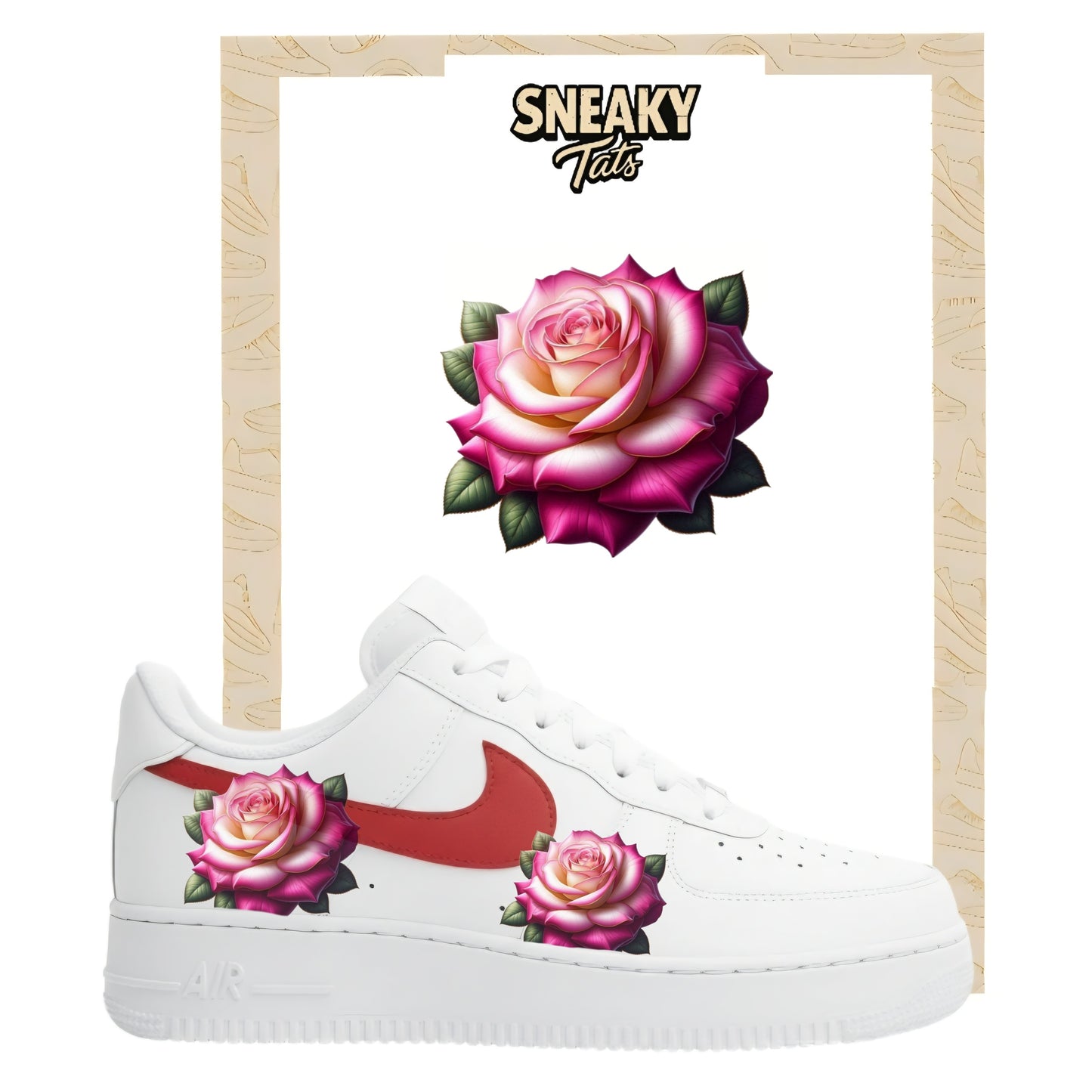Sneakerfolien für Custom Sneaker Nike Air force 1 und Jordan Rose