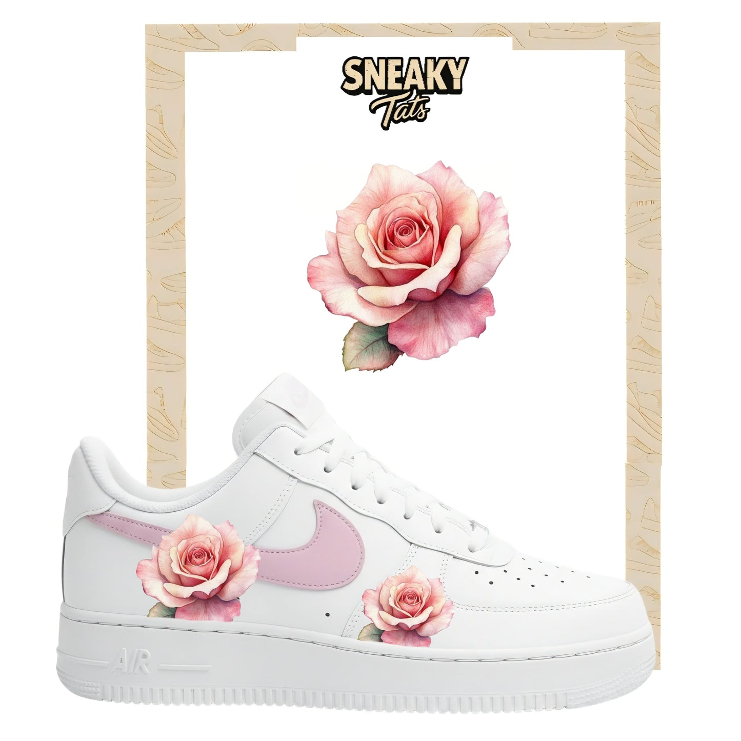 Sneakerfolien für Custom Sneaker Nike Air force 1 und Jordan Rose