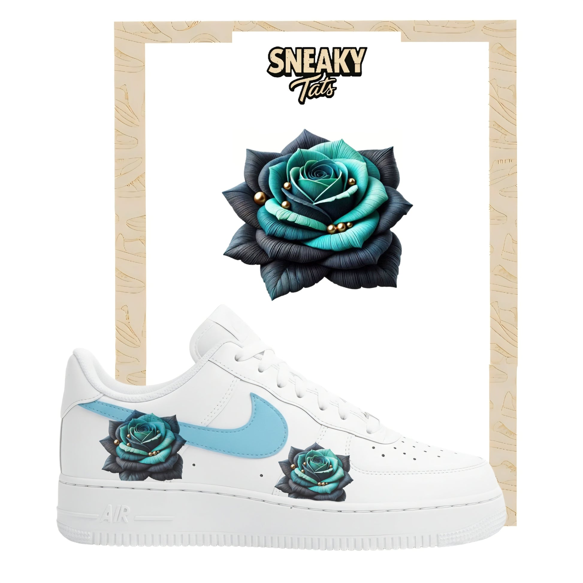 Sneakerfolien für Custom Sneaker Nike Air force 1 und Jordan Rose