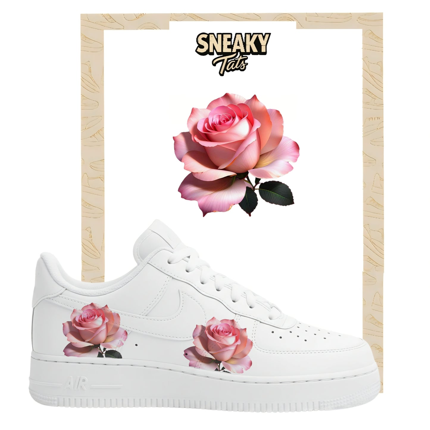 Sneakerfolien für Custom Sneaker Nike Air force 1 und Jordan Rose