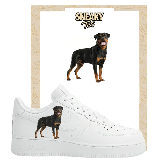 Bügelfolie für Nike Air force 1 und Jordan Rottweiler