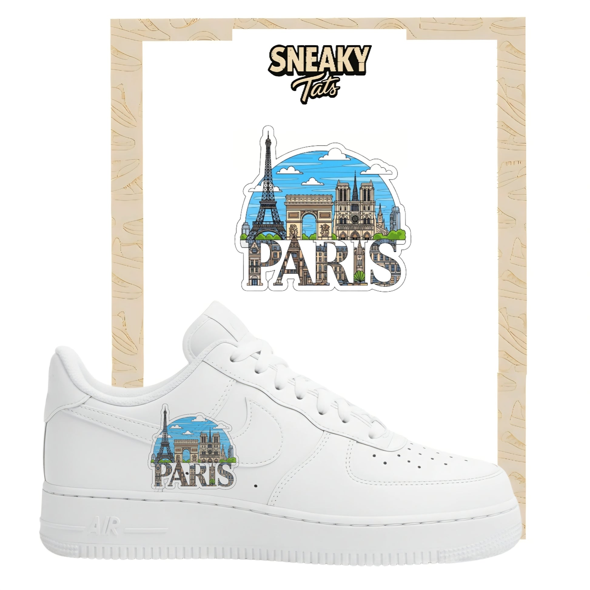 Sneakerfolien für Nike Air force 1 und Jordan Skyline Paris