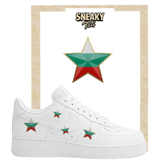 Bügelfolie für Nike Air force 1 und Jordan Stern Bulgarien