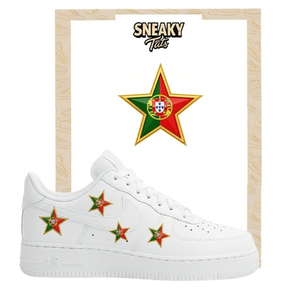 Bügelfolie für Nike Air force 1 und Jordan Stern Portugal