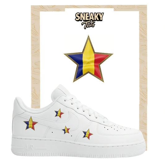 Bügelfolie für Nike Air force 1 und Jordan Stern Rumänien