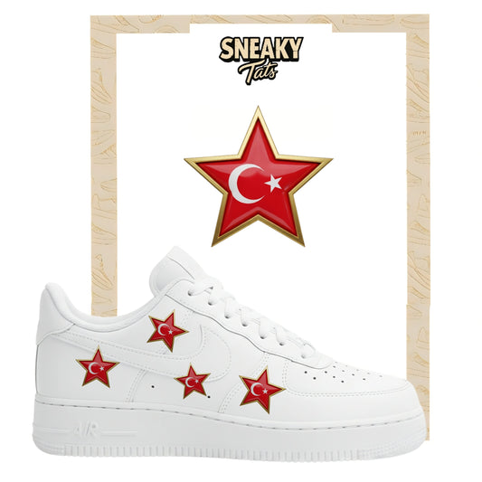 Bügelfolie für Nike Air force 1 und Jordan Stern Türkei