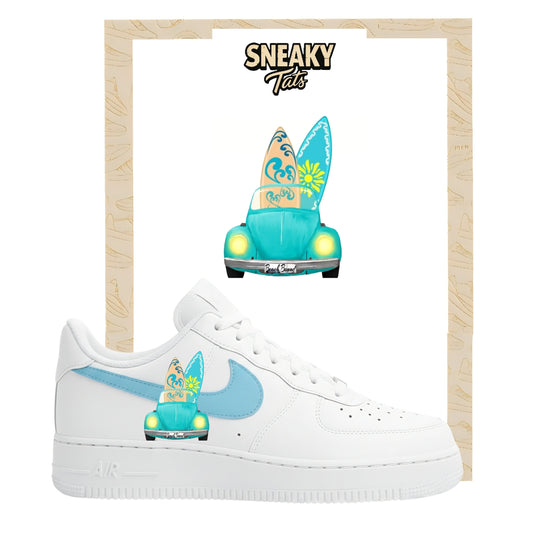 Bügelfolien für Nike Air force 1 und Jordan Surfen