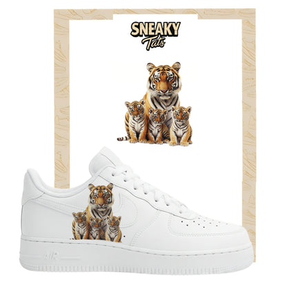 Bügelfolie für Nike Air force 1 und Jordan Tiger Familie