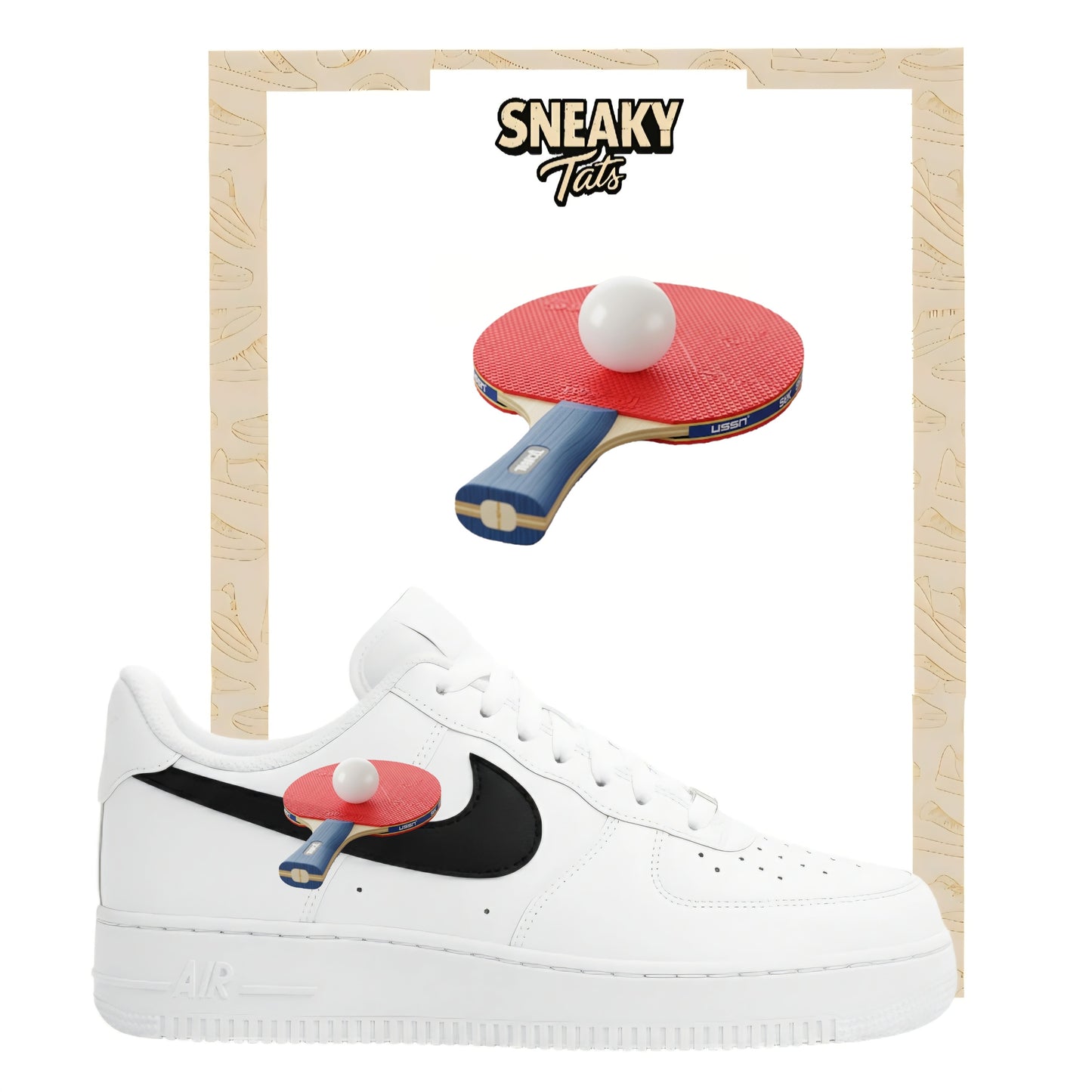 Sneakerfolien für Nike Air force 1 und Jordan Tischtennis