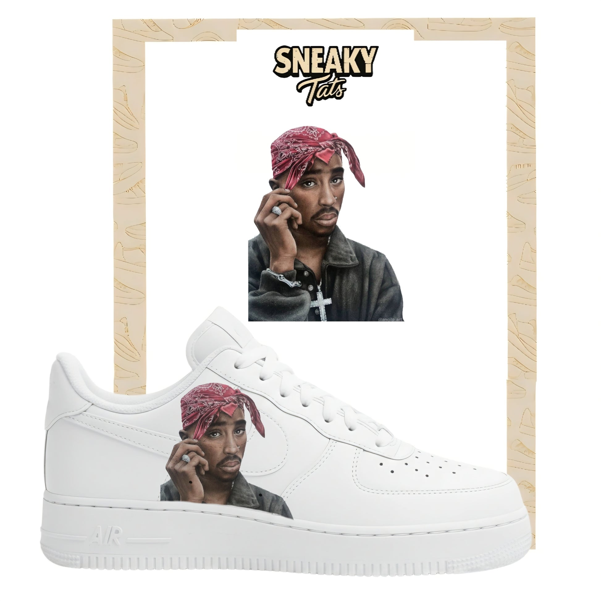 Sneakerfolien für Nike Air force 1 und Jordan Tupac