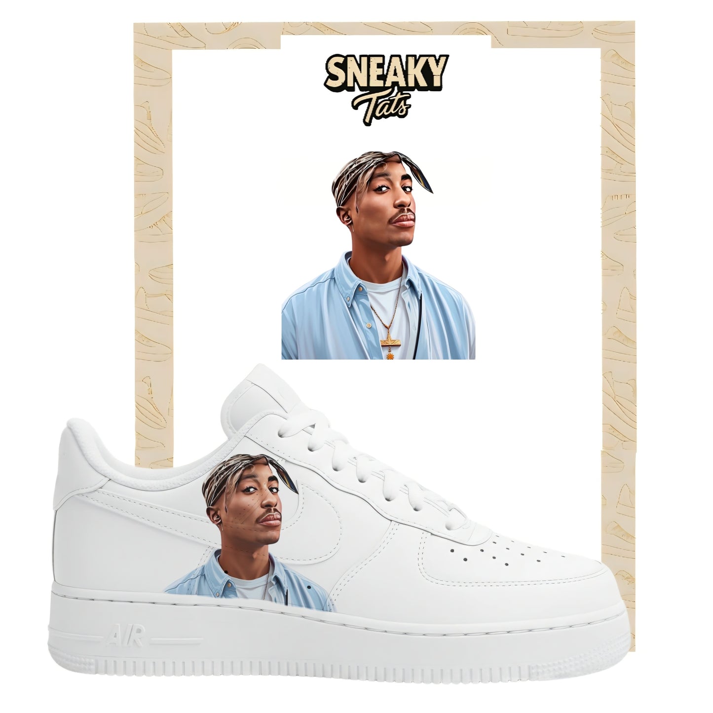 Sneakerfolien für Nike Air force 1 und Jordan Tupac