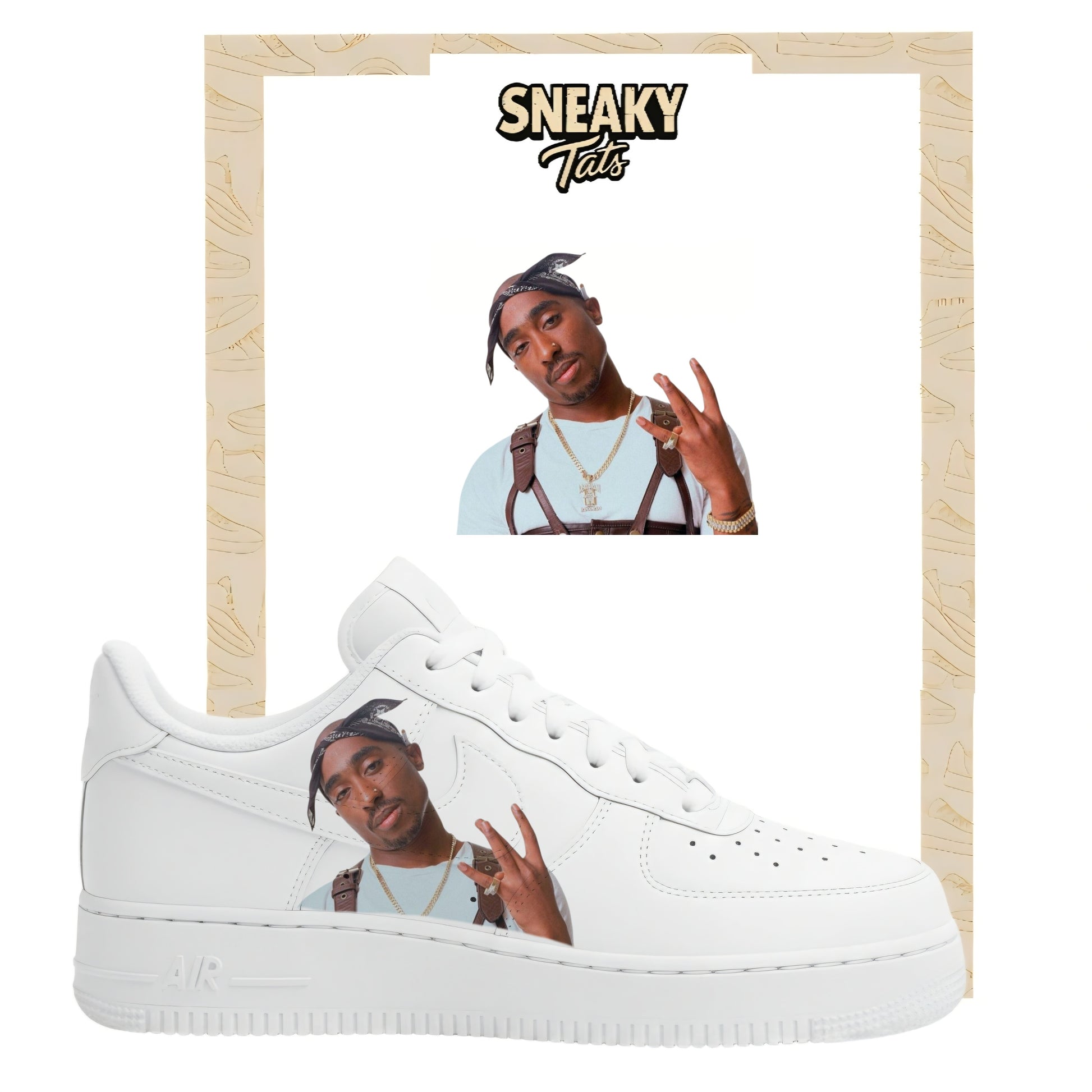 Sneakerfolien für Nike Air force 1 und Jordan Tupac