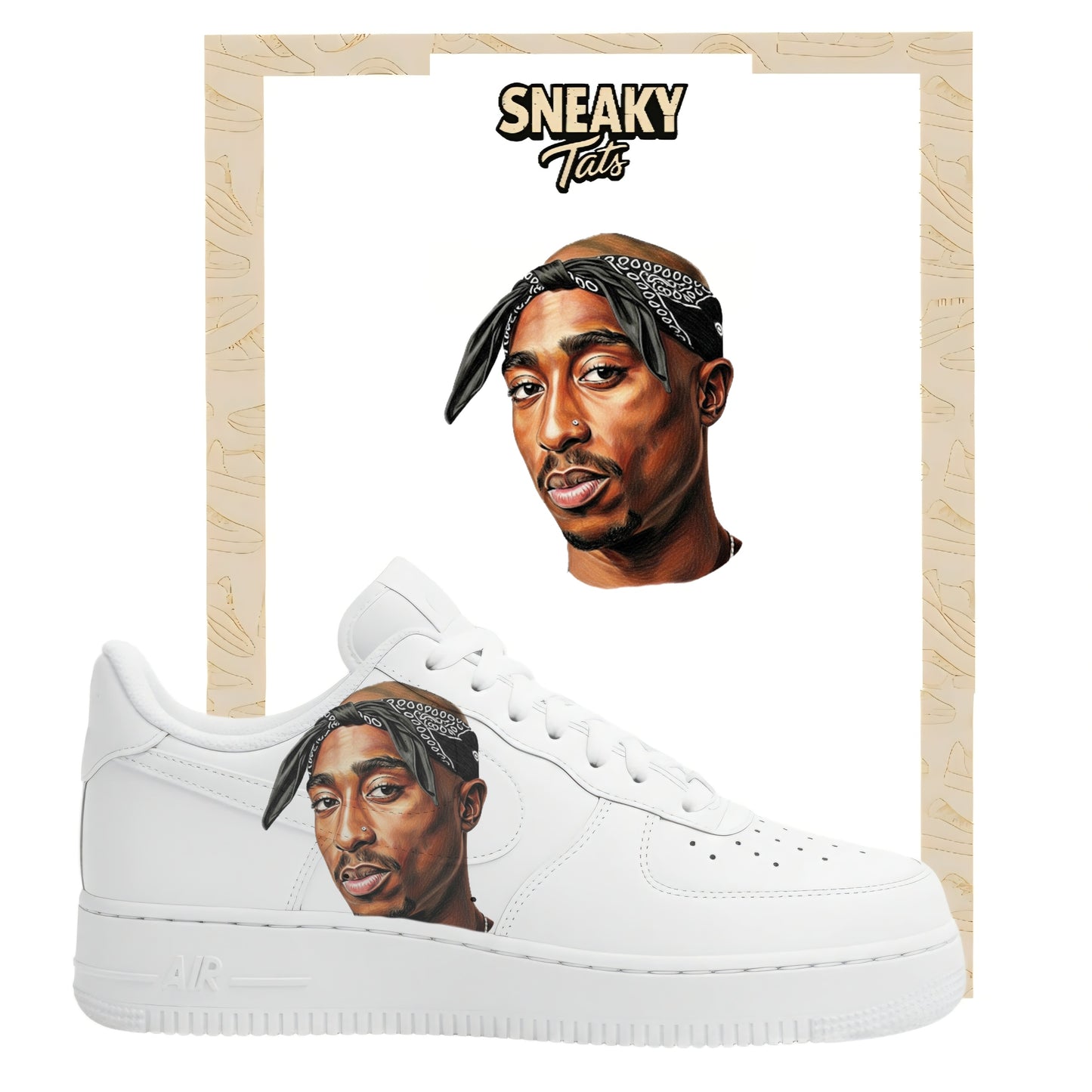 Sneakerfolien für Nike Air force 1 und Jordan Tupac