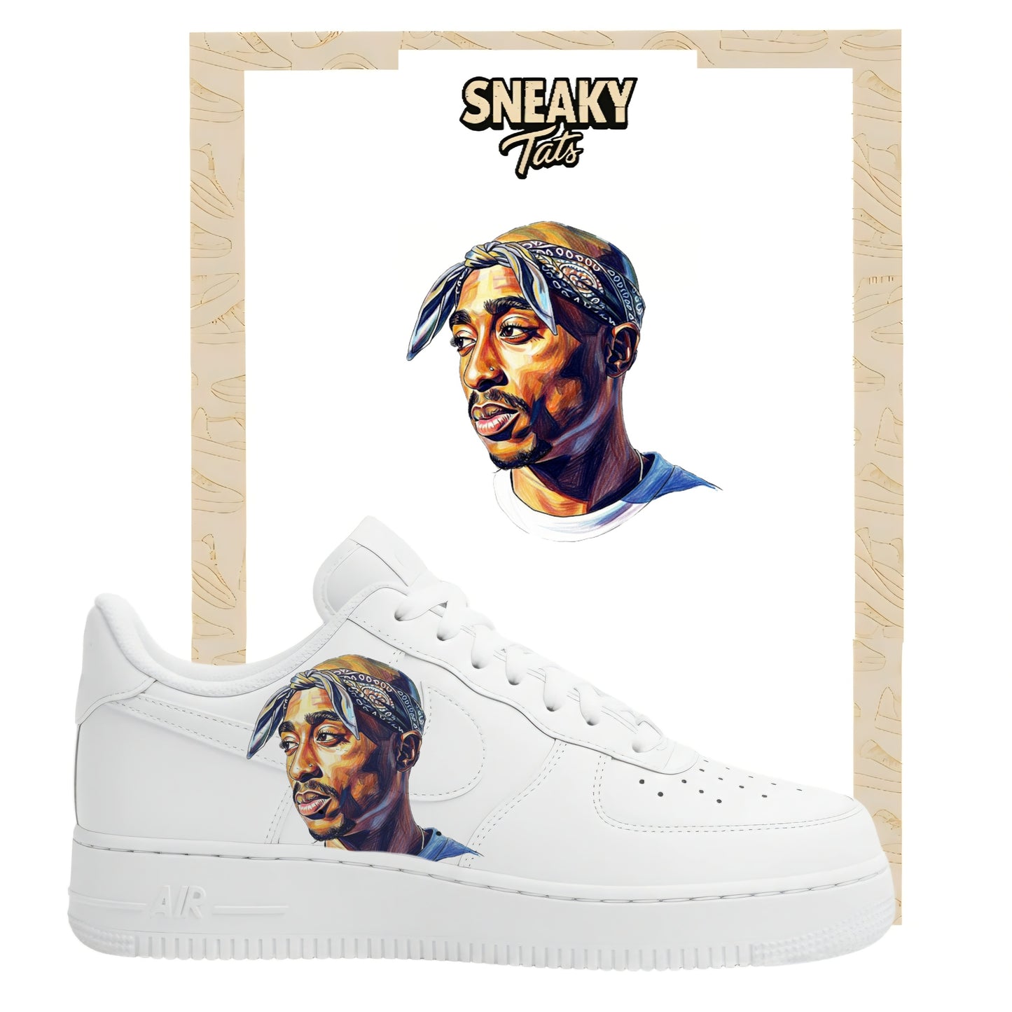 Sneakerfolien für Nike Air force 1 und Jordan Tupac