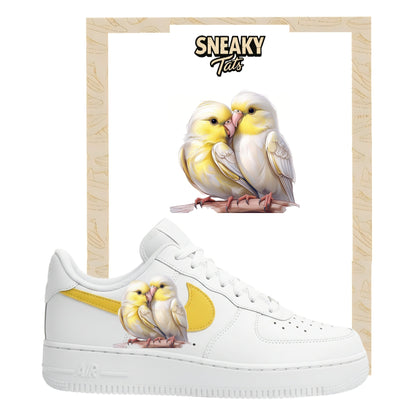 Bügelfolie für Nike Air force 1 und Jordan Vogel