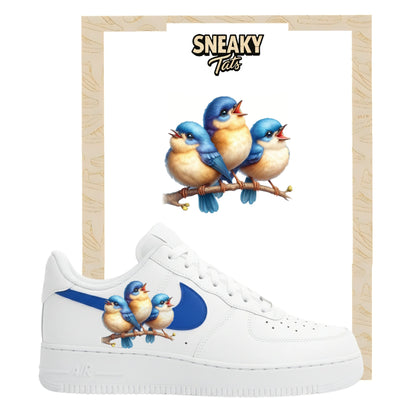 Bügelfolie für Nike Air force 1 und Jordan Vögel