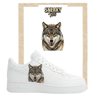 Bügelfolie für Nike Air force 1 und Jordan Wolf