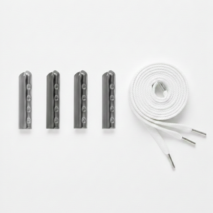 Lace Aglets silber matt