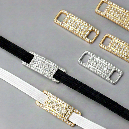 Lace Tags gold Strass