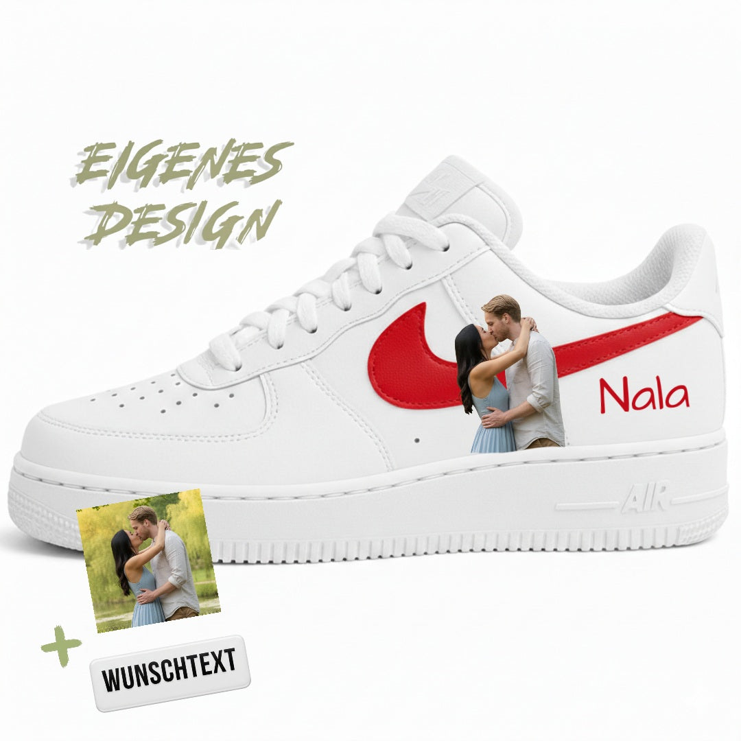 Eigenes Design Air Force 1  "rot"
