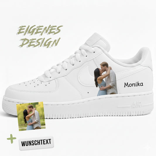 Eigenes Design Air Force 1  "weiß"
