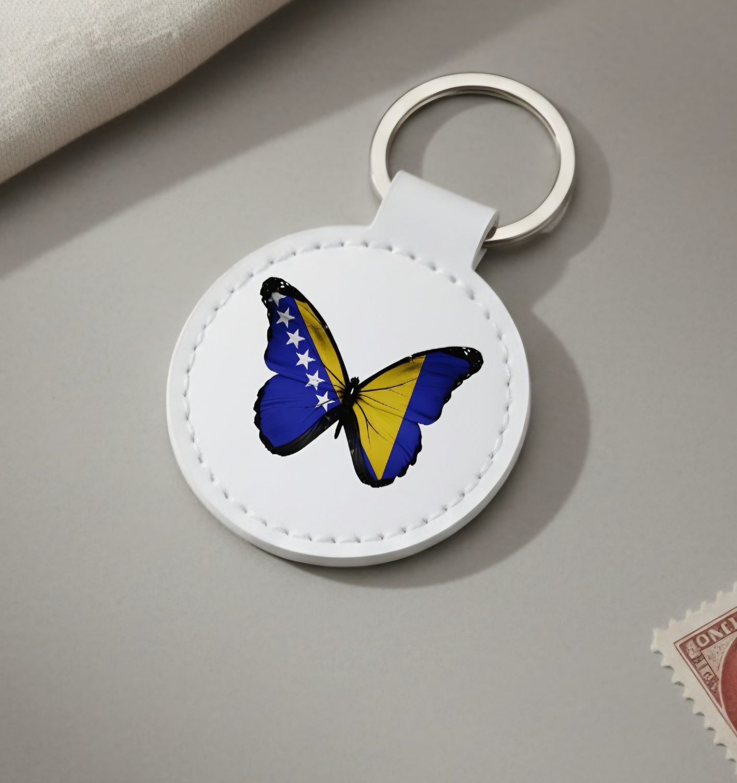 Schlüsselanhänger Bosnien Schmetterling 008