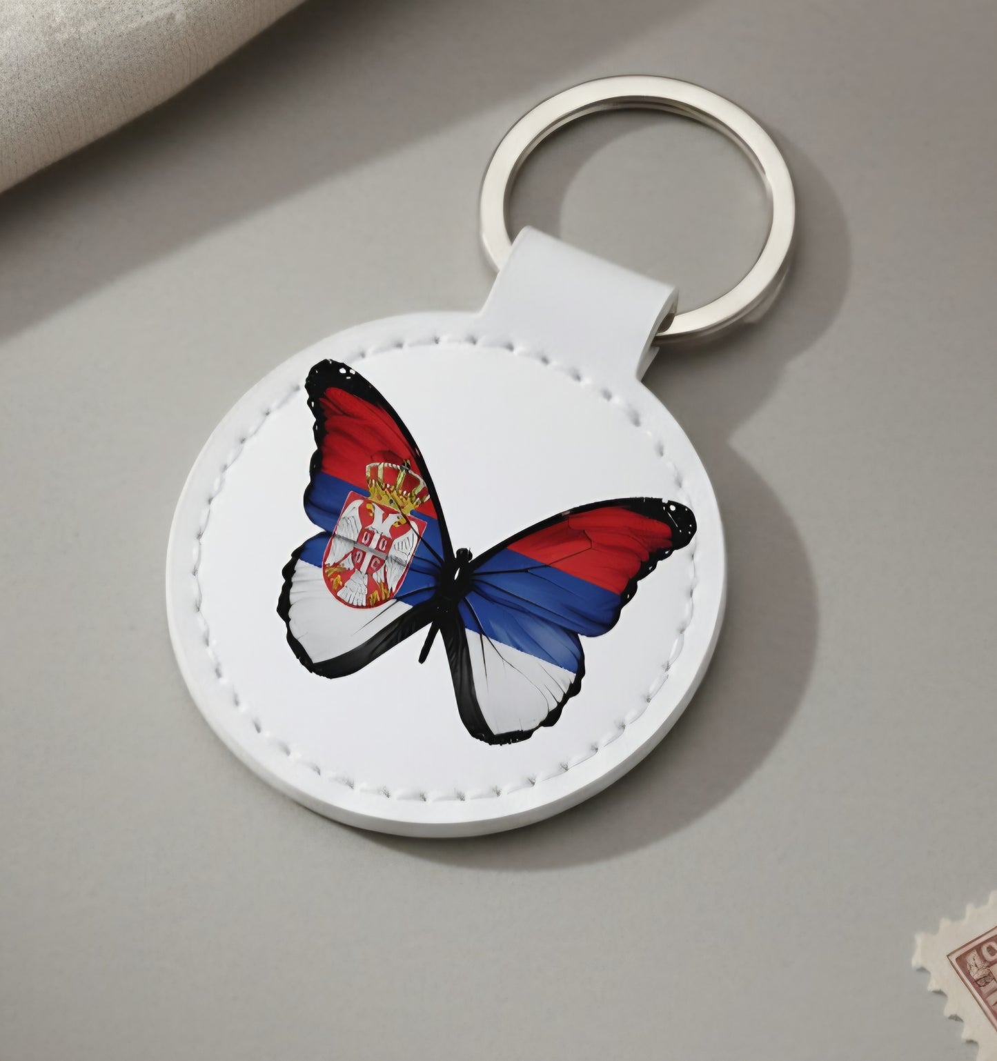 Schlüsselanhänger Serbien Schmetterling 033