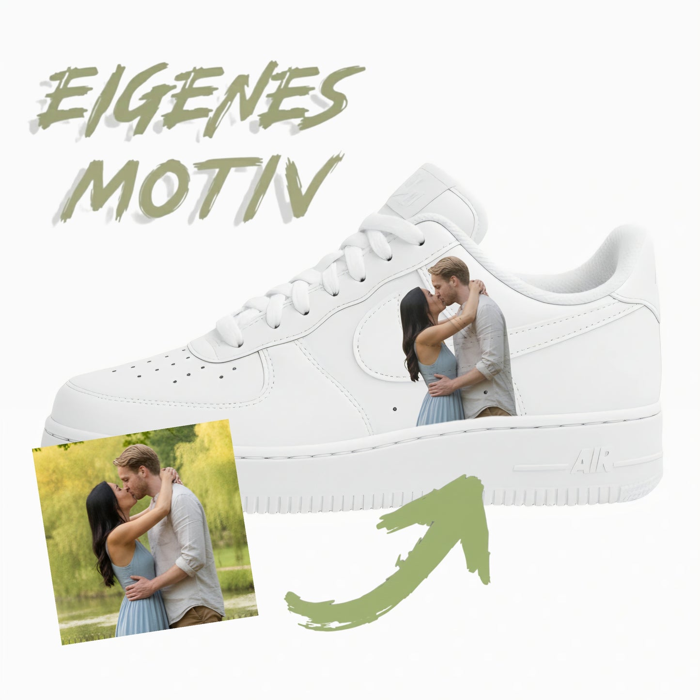 Eigene Sneakytats - Motiv hochladen