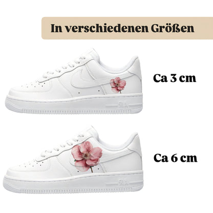 Wildrose Blumenart Sneakytats für alles Sneaker