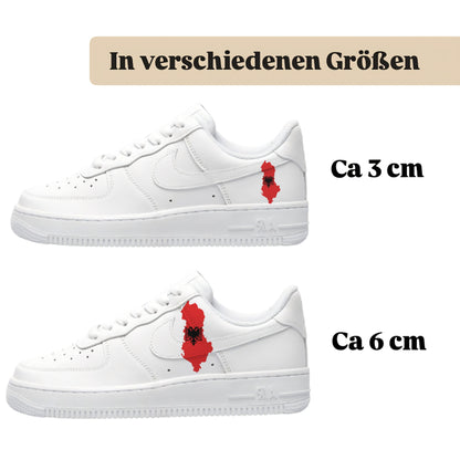 Land Albanien Motiv zum Selbstgestalten für alle Sneaker 