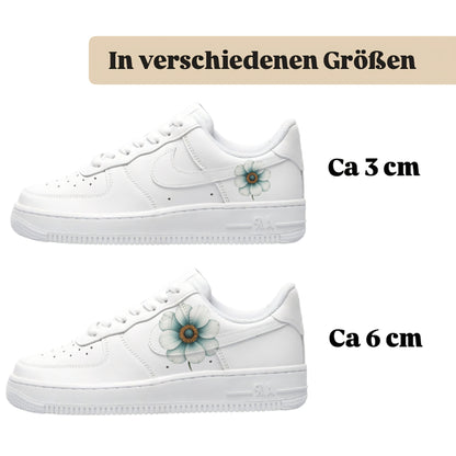 Bügelfolien für alle Schuhe zum selber personalisieren custom Sneaker Anemone